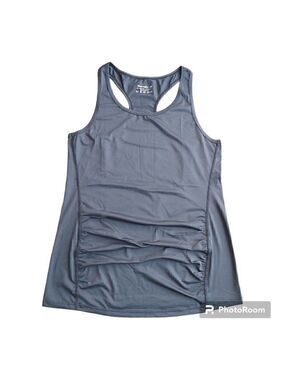 Maternity Racer Back Tank - Size Medium in Comfortable Polyester/Spandex Blend